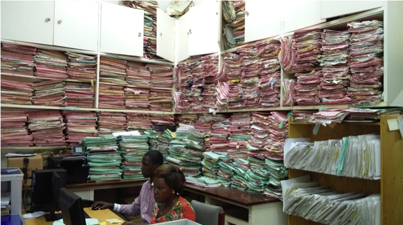 Medical records in one of the hospitals in LMIC